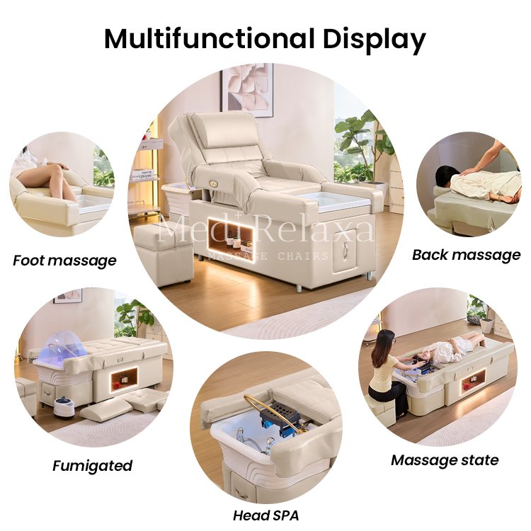 Head Spa Bed - Foot Bath Deluxe